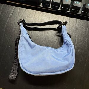 Baggu Crescent Bag Charm in light blue